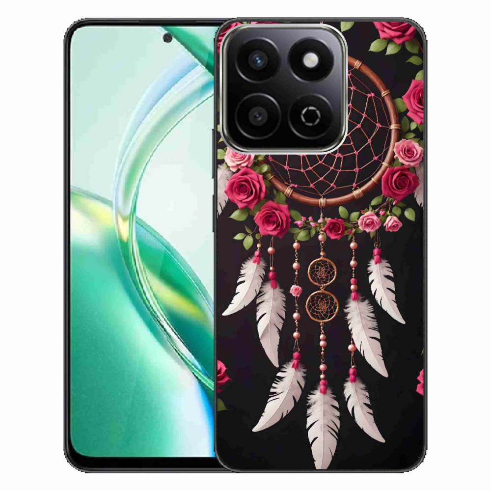 Gelový kryt mmCase na Honor 200 Smart 5G - lapač snů s růžemi