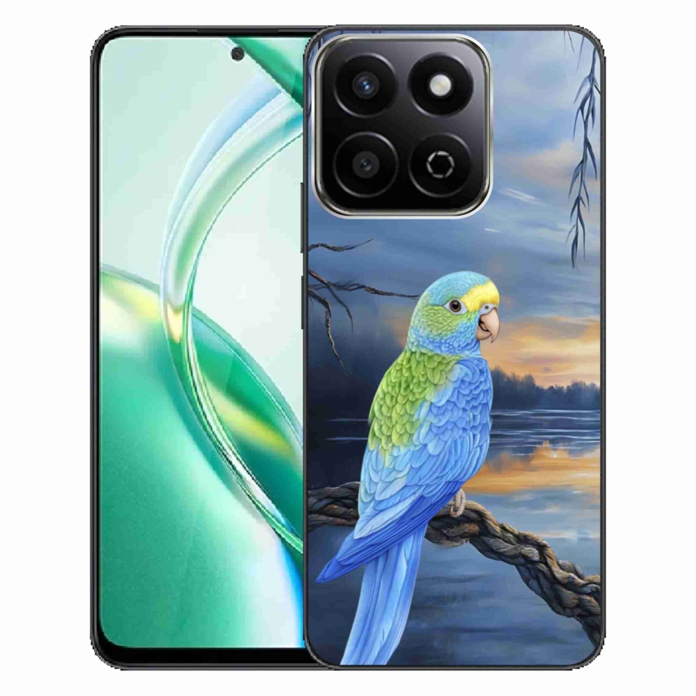Gelový kryt mmCase na Honor 200 Smart 5G - modrý papoušek