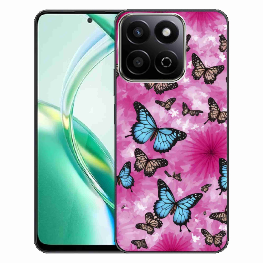 Gelový kryt mmCase na Honor 200 Smart 5G - motýlí zahrada