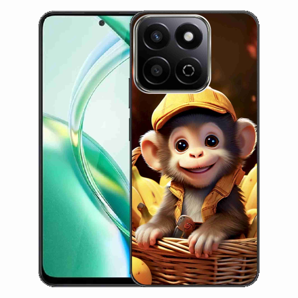 Gelový kryt mmCase na Honor 200 Smart 5G - opice v košíku