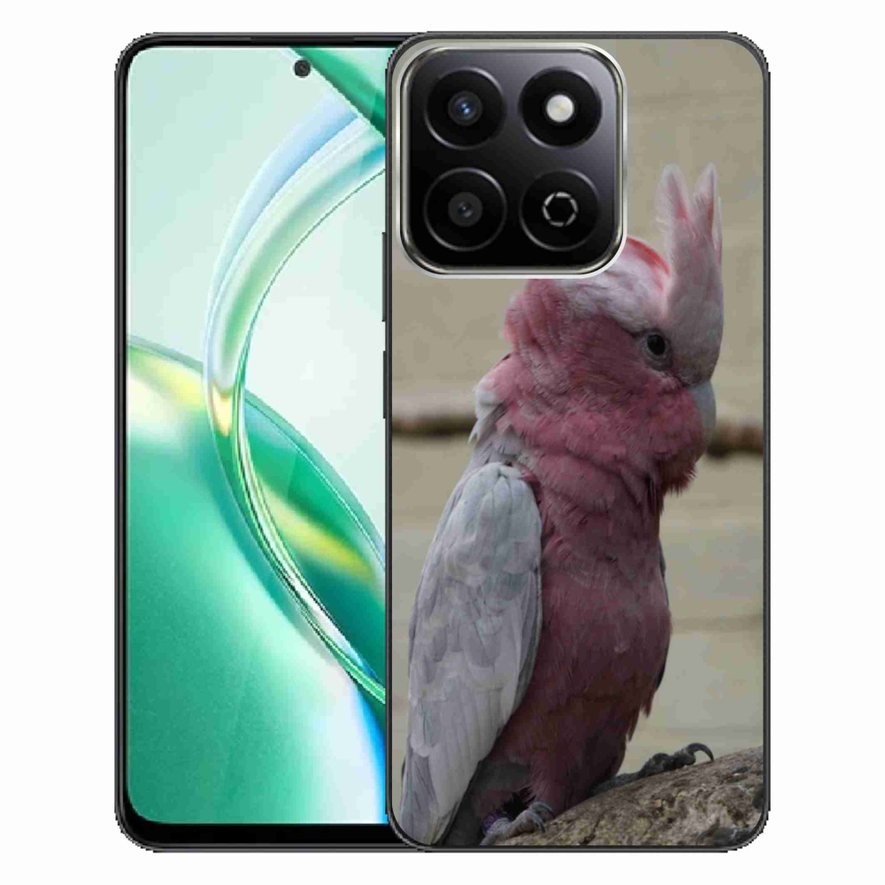 Gelový kryt mmCase na Honor 200 Smart 5G - papoušek kakadu růžový