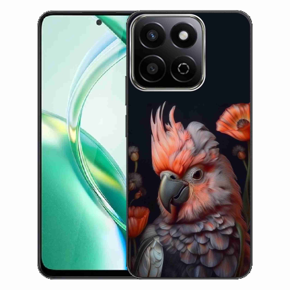 Gelový kryt mmCase na Honor 200 Smart 5G - papoušek kakadu v barvách