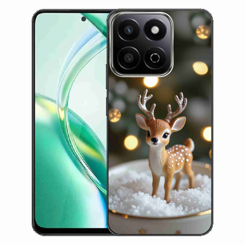 Gelový kryt mmCase na Honor 200 Smart 5G - roztomilý vánoční jelen