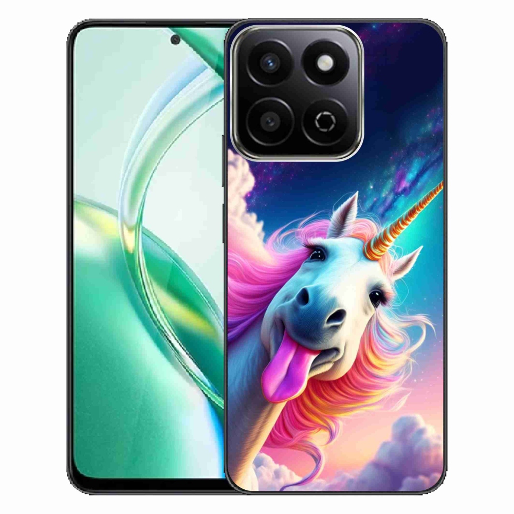 Gelový kryt mmCase na Honor 200 Smart 5G - šílený jednorožec