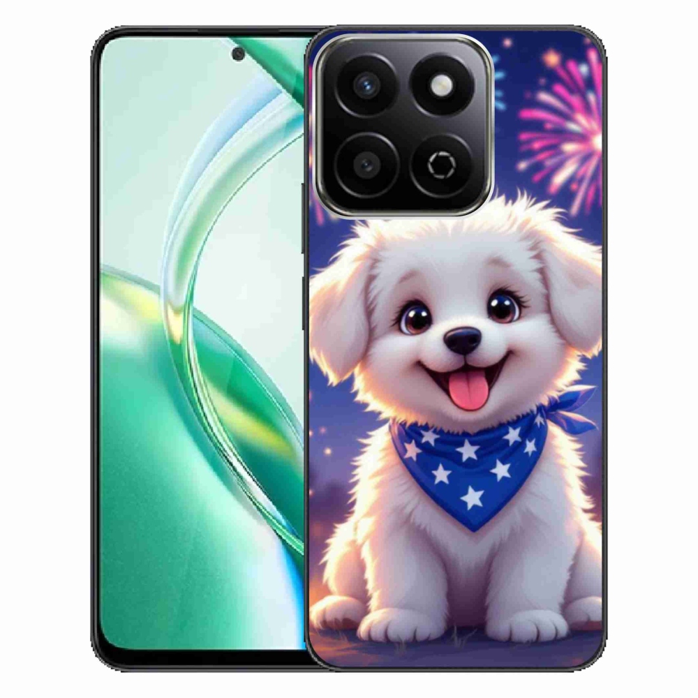 Gelový kryt mmCase na Honor 200 Smart 5G - slavnostní štěně
