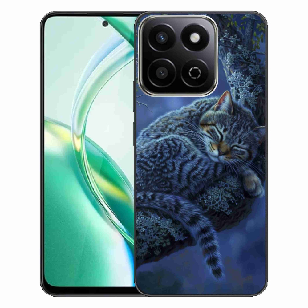 Gelový kryt mmCase na Honor 200 Smart 5G - spící kočka