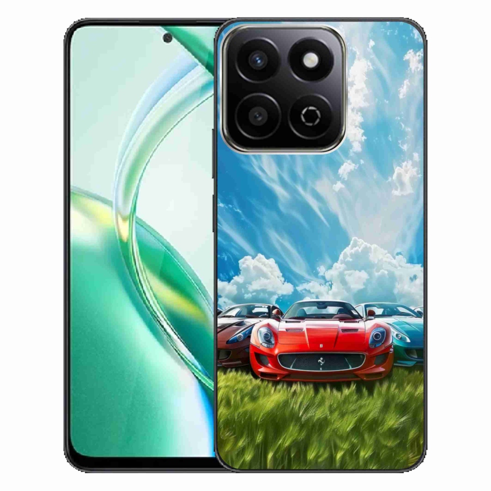 Gelový kryt mmCase na Honor 200 Smart 5G - sportovní vozy