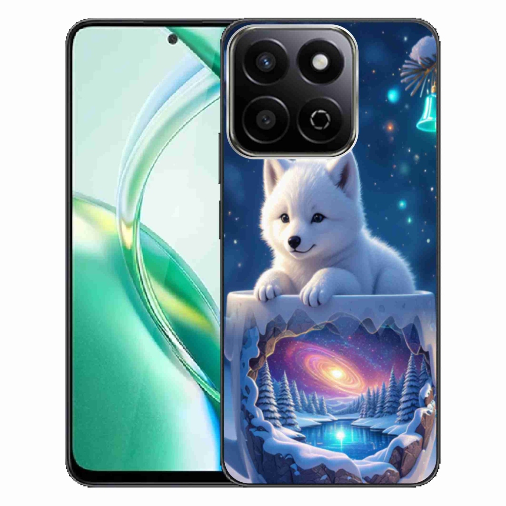 Gelový kryt mmCase na Honor 200 Smart 5G - vánoční štěně