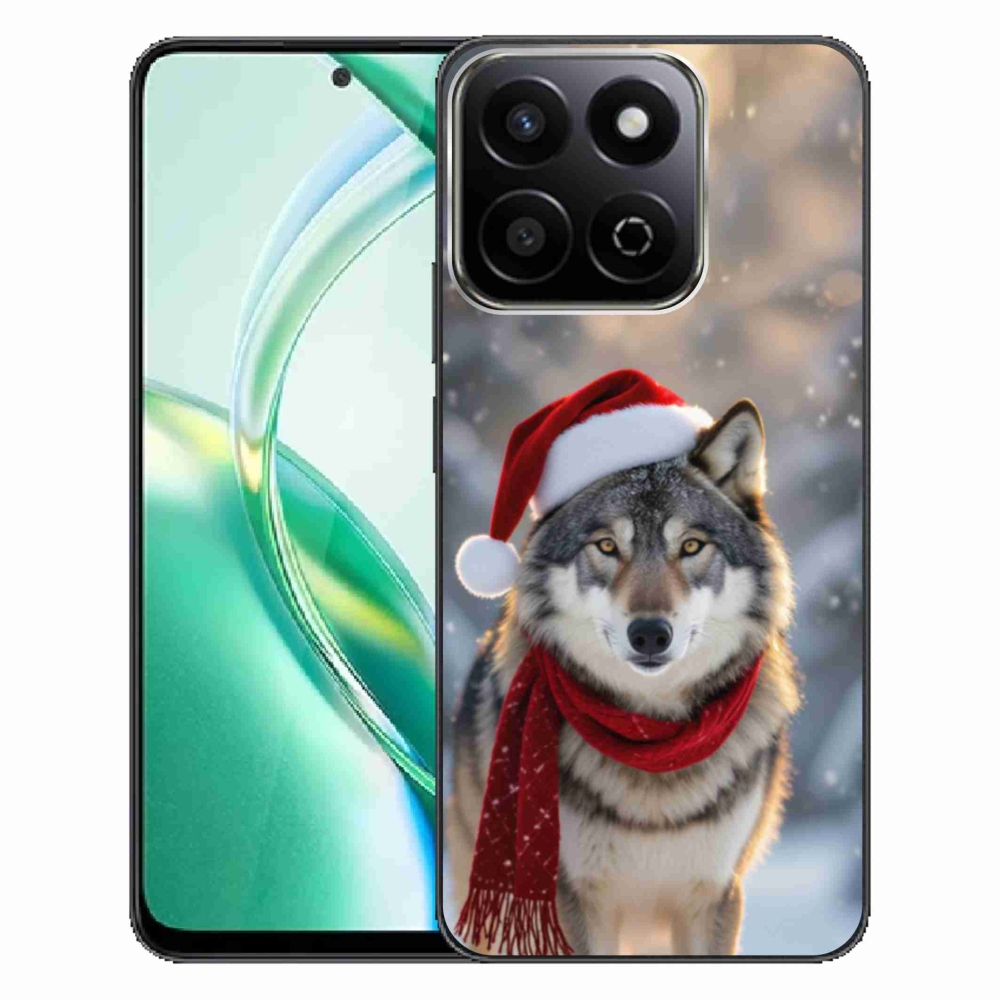 Gelový kryt mmCase na Honor 200 Smart 5G - vánoční vlk