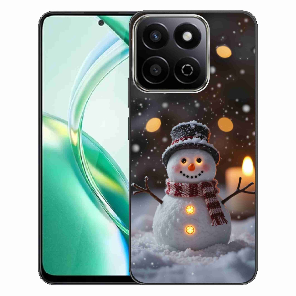 Gelový kryt mmCase na Honor 200 Smart 5G - veselý sněhulák