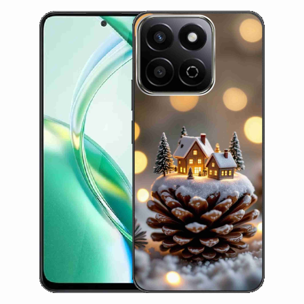 Gelový kryt mmCase na Honor 200 Smart 5G - zimní vesnička
