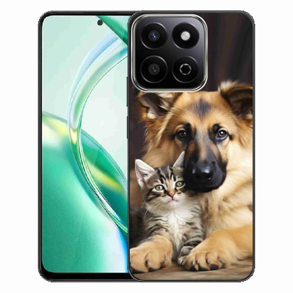 Gelový kryt mmCase na Honor 200 Smart 5G - zvířecí přátelství