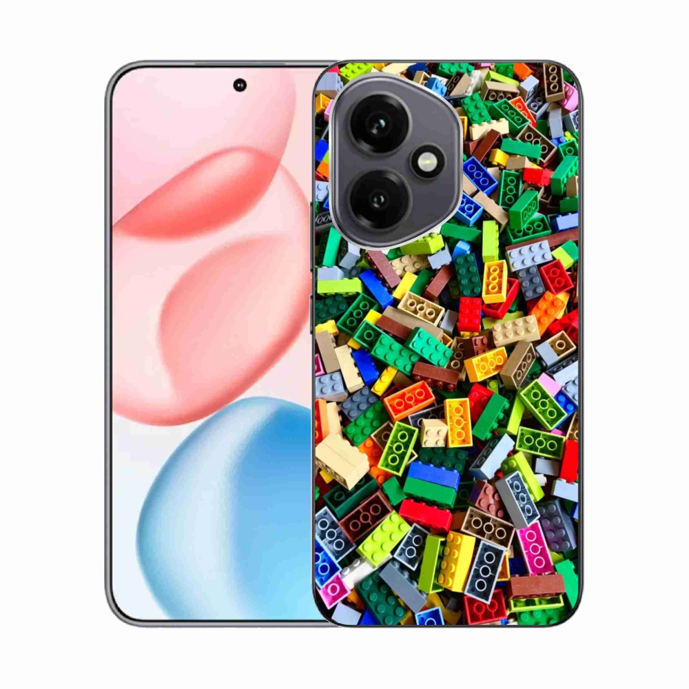 Gelový kryt mmCase na Honor 400 - barevné stavební kostky