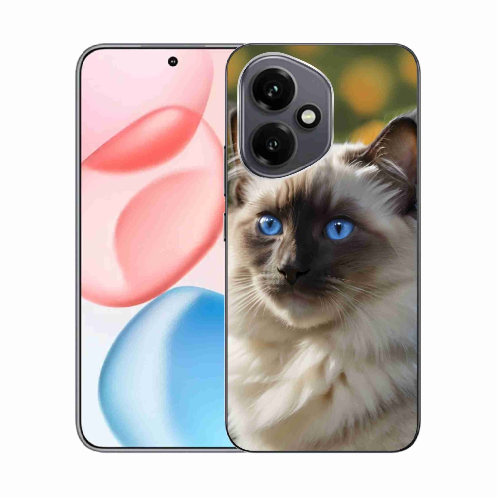 Gelový kryt mmCase na Honor 400 - bílý ragdoll