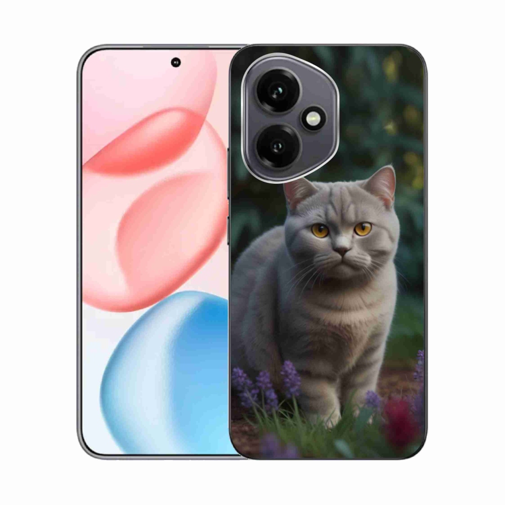 Gelový kryt mmCase na Honor 400 - britská kočka
