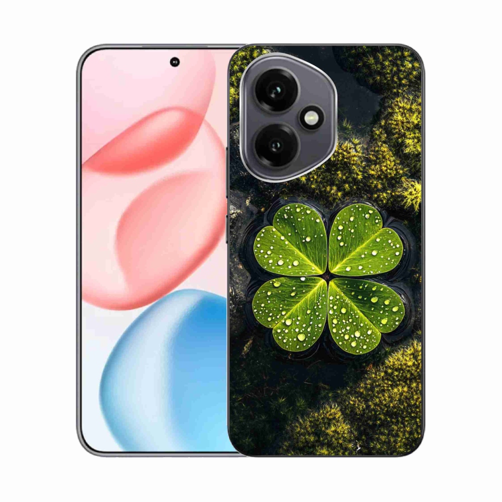 Gelový kryt mmCase na Honor 400 - čtyřlístek