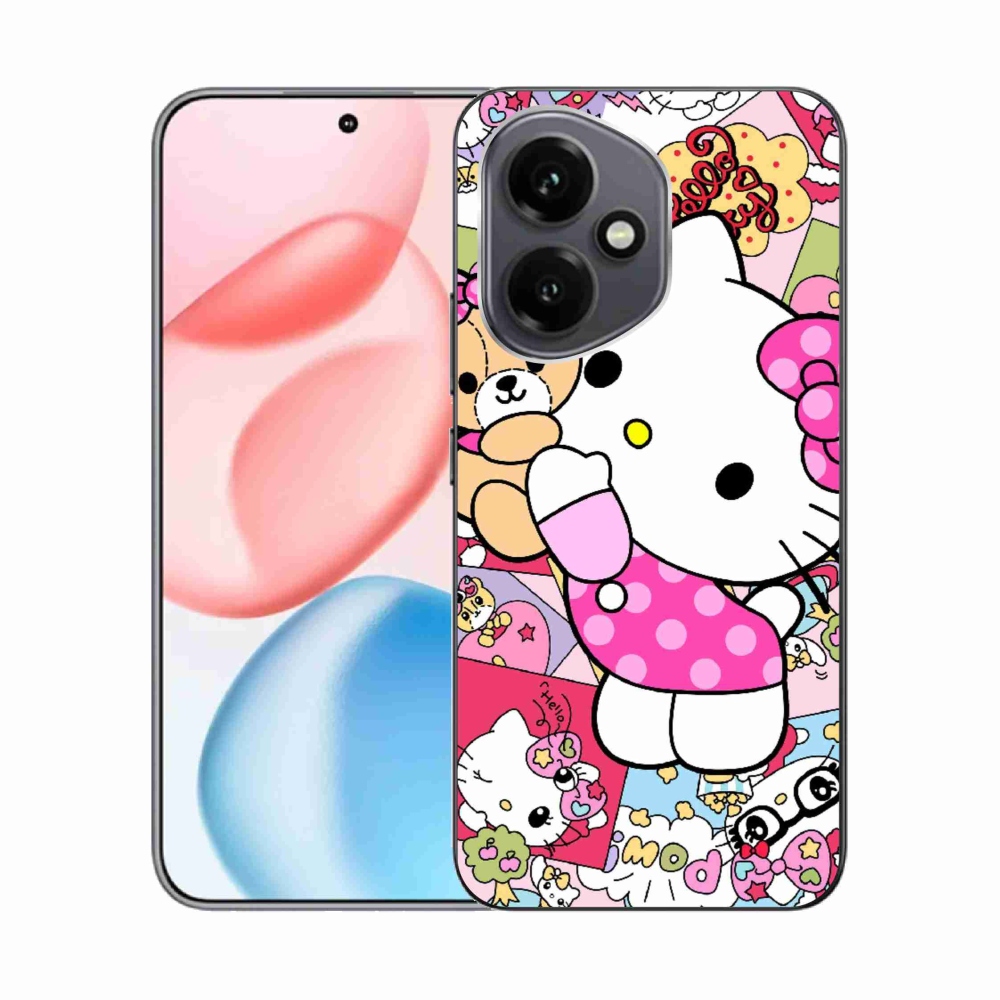 Gelový kryt mmCase na Honor 400 - cute kitty