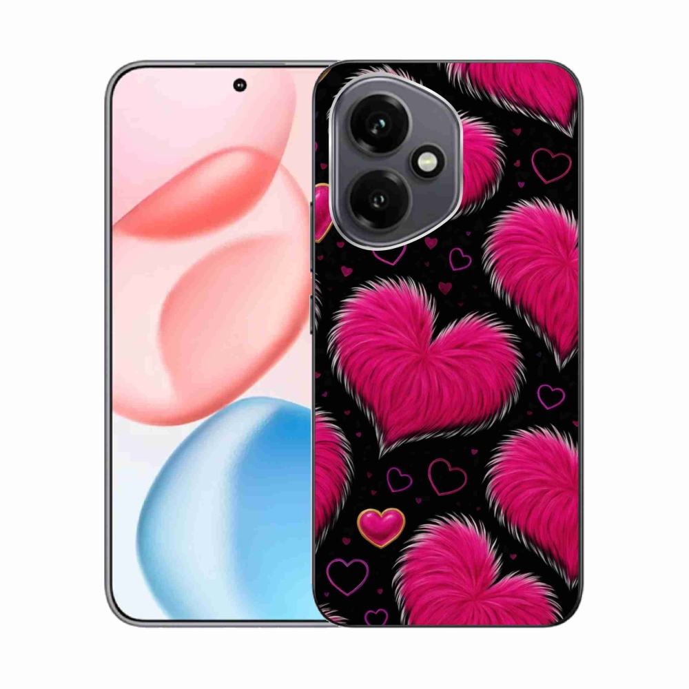 Gelový kryt mmCase na Honor 400 - hebká srdce