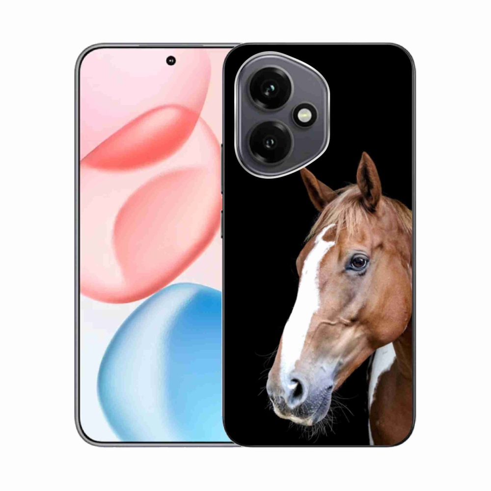 Gelový kryt mmCase na Honor 400 - hnědý kůň 3