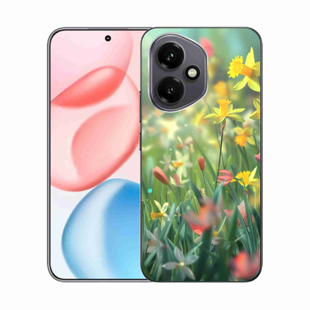 Gelový kryt mmCase na Honor 400 - jarní květy