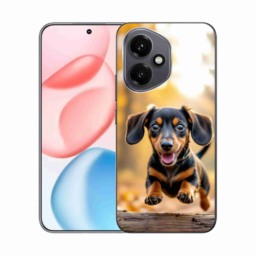 Gelový kryt mmCase na Honor 400 - jezevčík 2