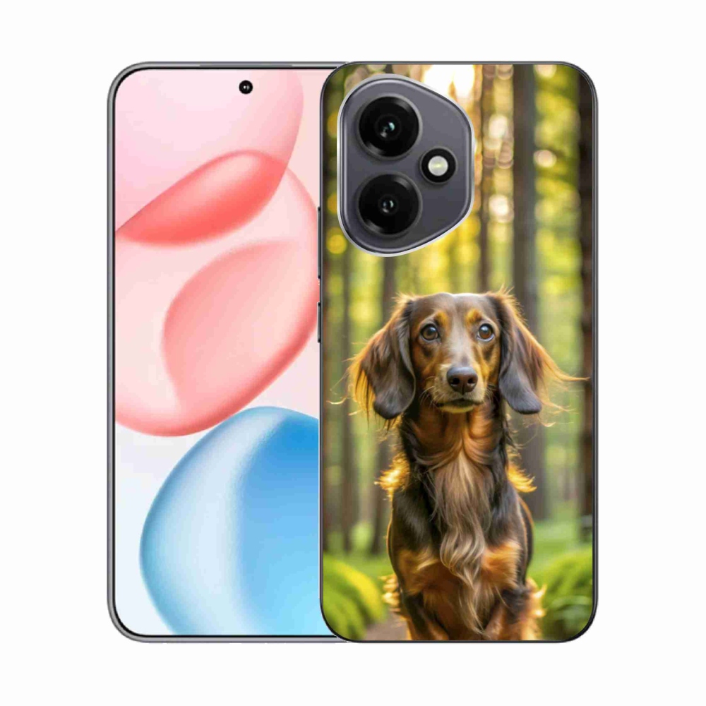 Gelový kryt mmCase na Honor 400 - jezevčík 4