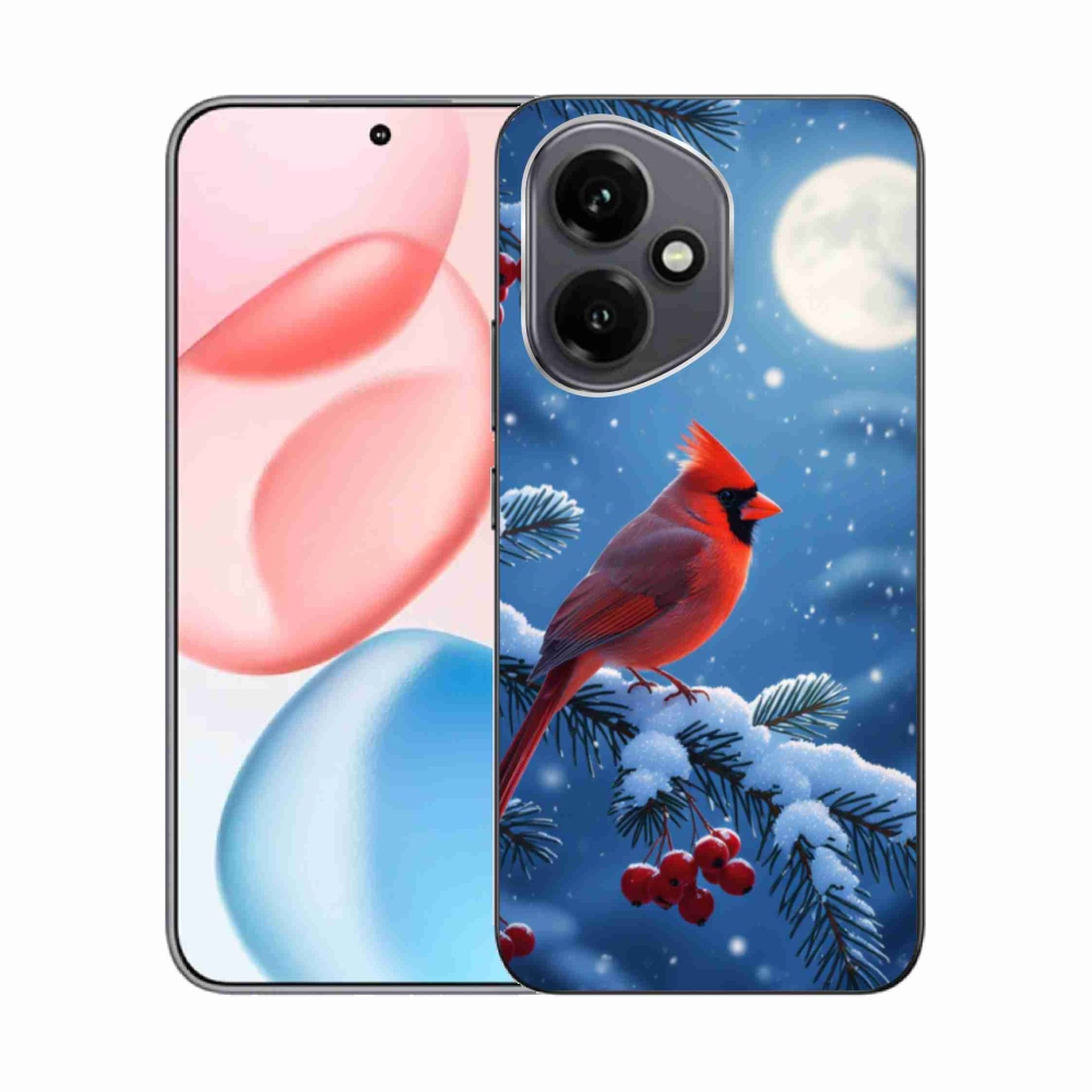 Gelový kryt mmCase na Honor 400 - kardinál červený