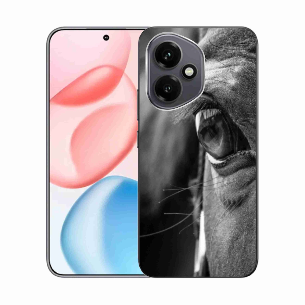 Gelový kryt mmCase na Honor 400 - koňský pohled