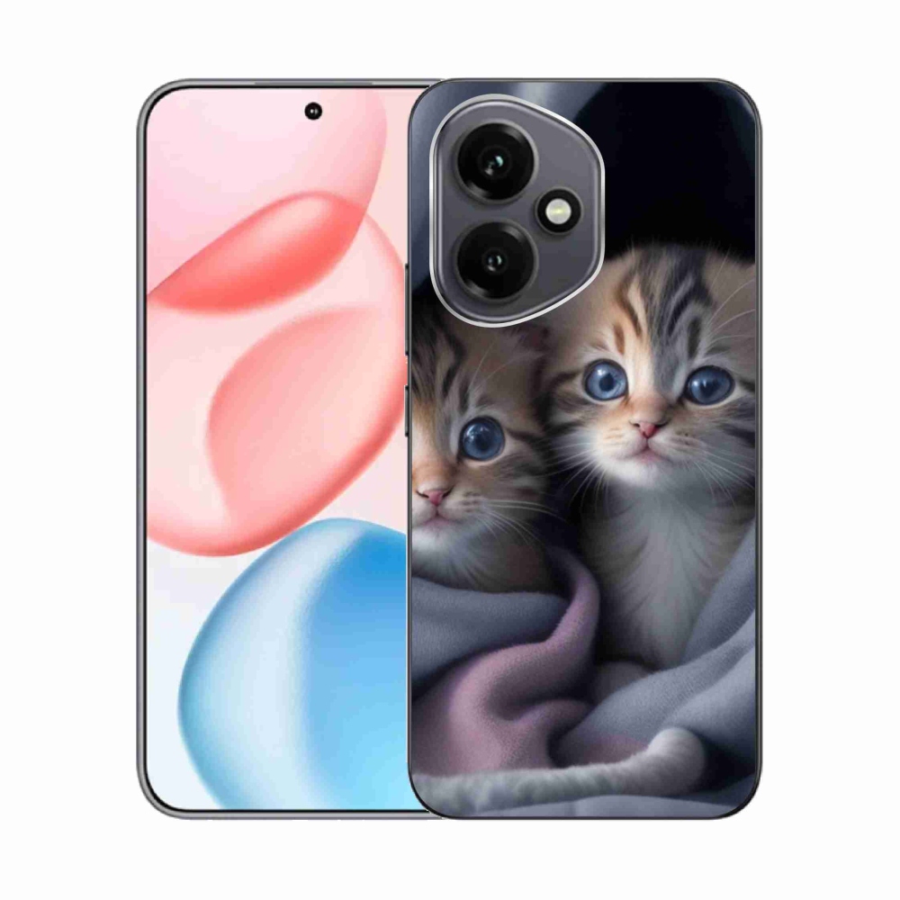 Gelový kryt mmCase na Honor 400 - kočičí duo 2