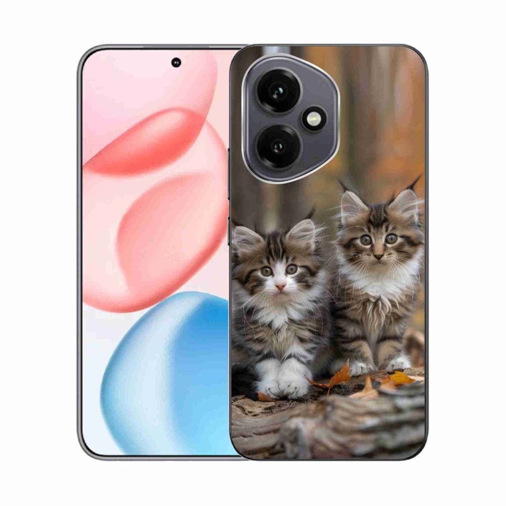 Gelový kryt mmCase na Honor 400 - kočičí duo 3