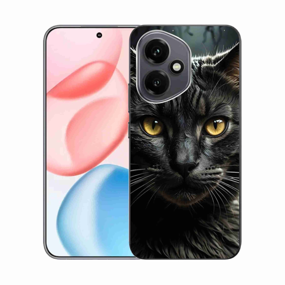 Gelový kryt mmCase na Honor 400 - kočičí pohled 3