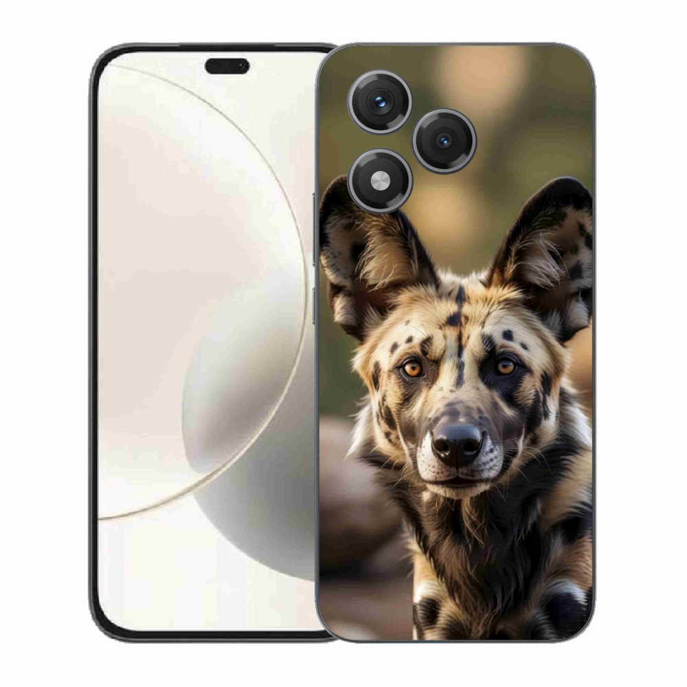 Gelový kryt mmCase na Honor 400 Lite - africký divoký pes