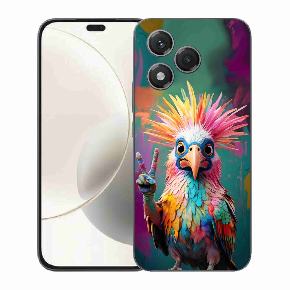 Gelový kryt mmCase na Honor 400 Lite - barevný rebel