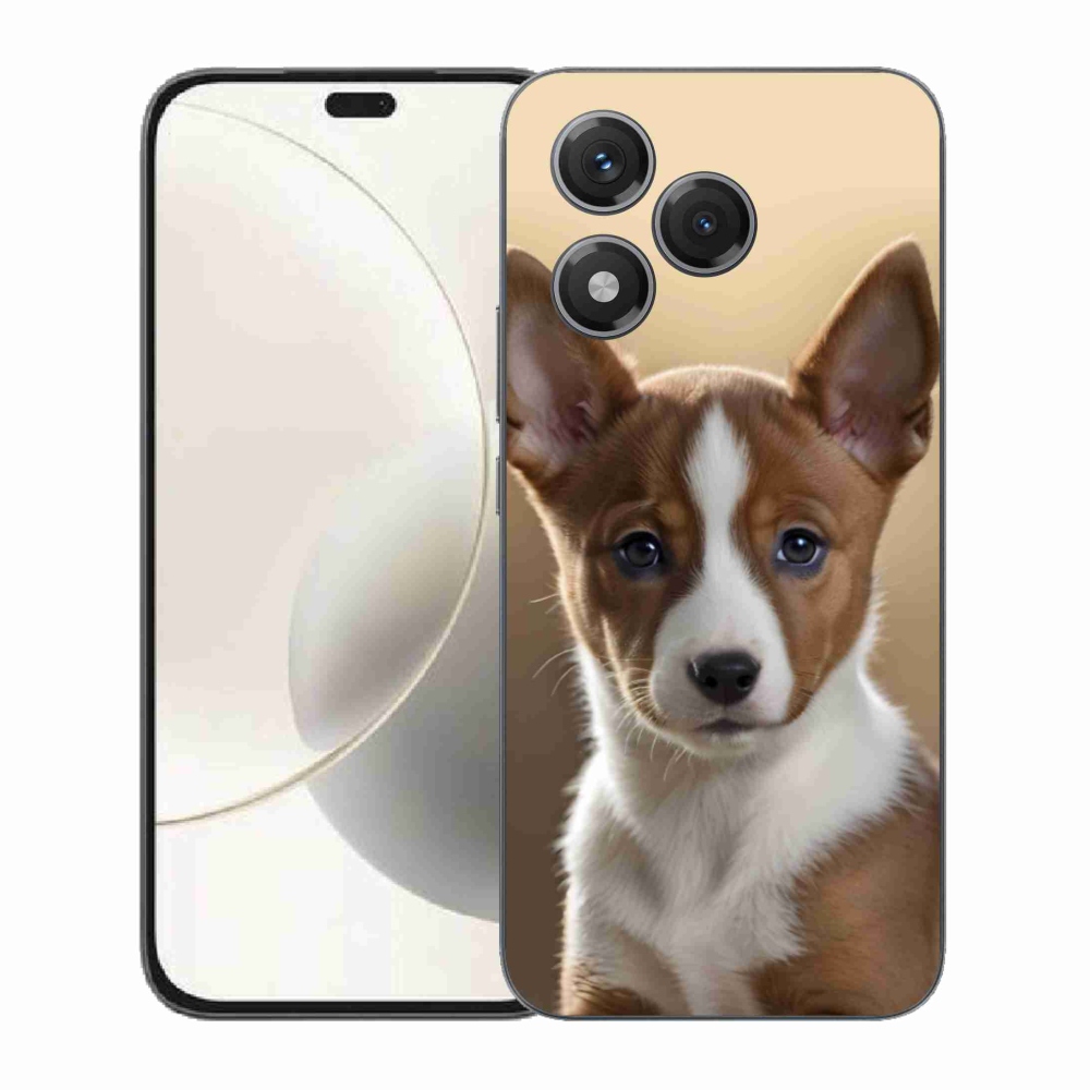 Gelový kryt mmCase na Honor 400 Lite - basenji