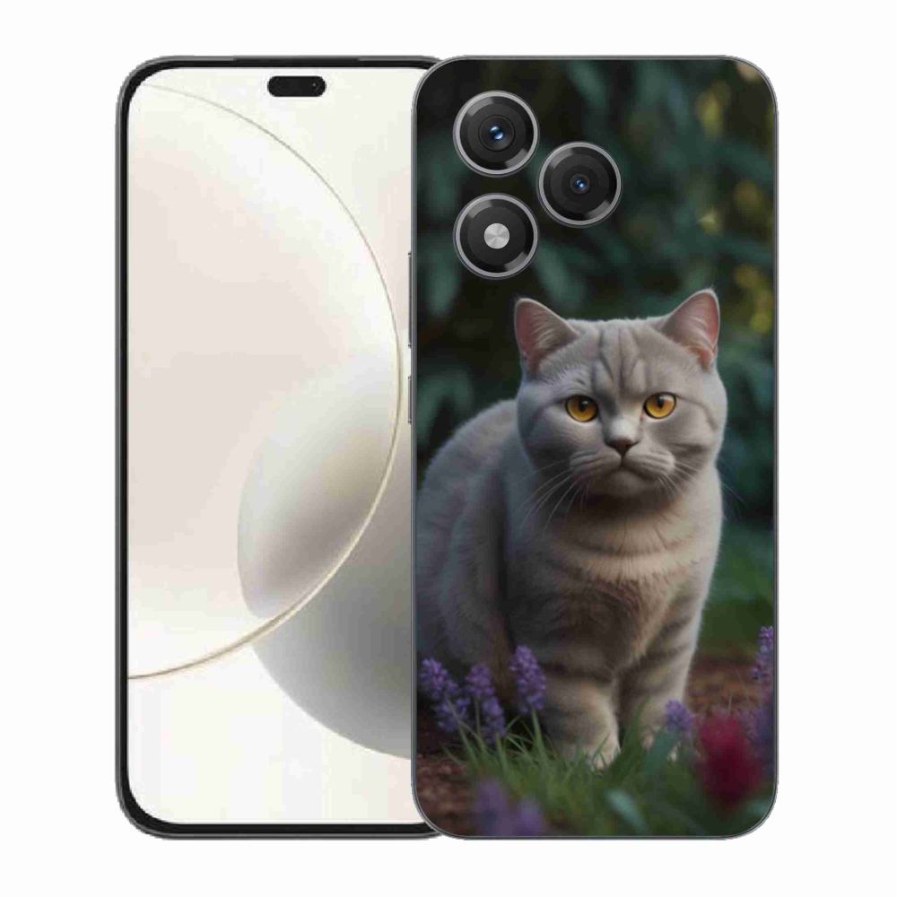 Gelový kryt mmCase na Honor 400 Lite - britská kočka