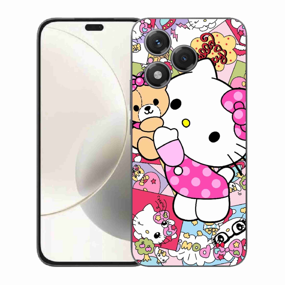 Gelový kryt mmCase na Honor 400 Lite - cute kitty