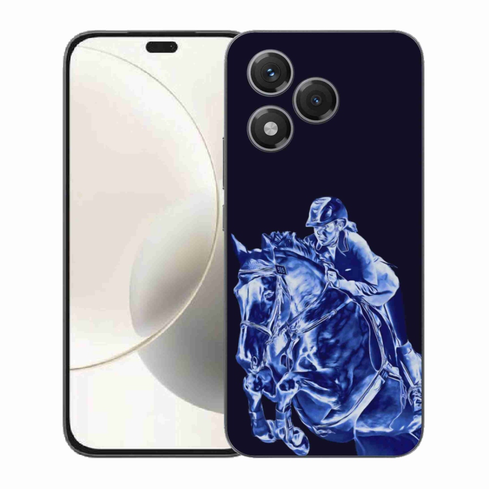 Gelový kryt mmCase na Honor 400 Lite - dostihový kůň