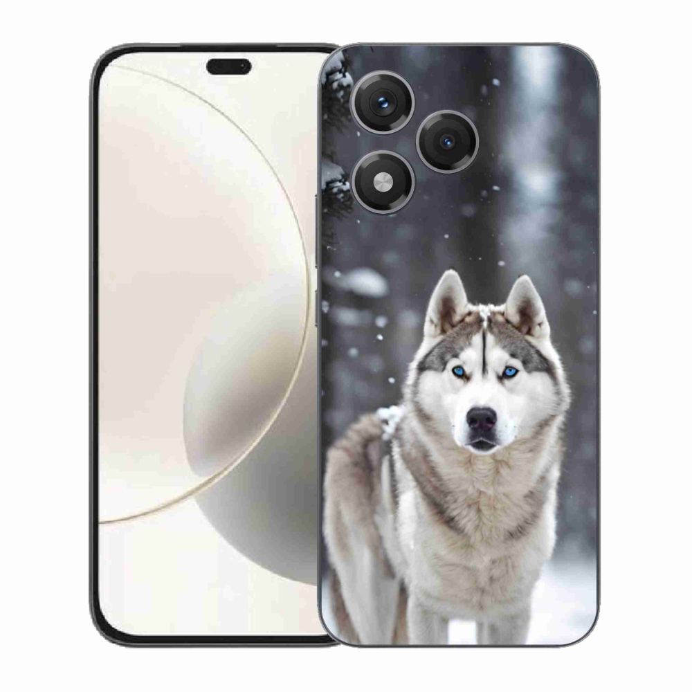 Gelový kryt mmCase na Honor 400 Lite - husky 2
