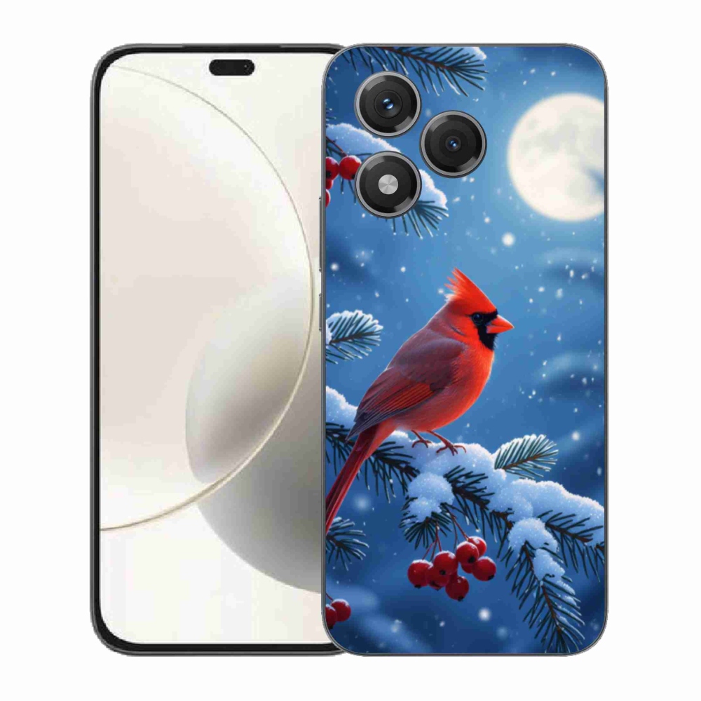 Gelový kryt mmCase na Honor 400 Lite - kardinál červený
