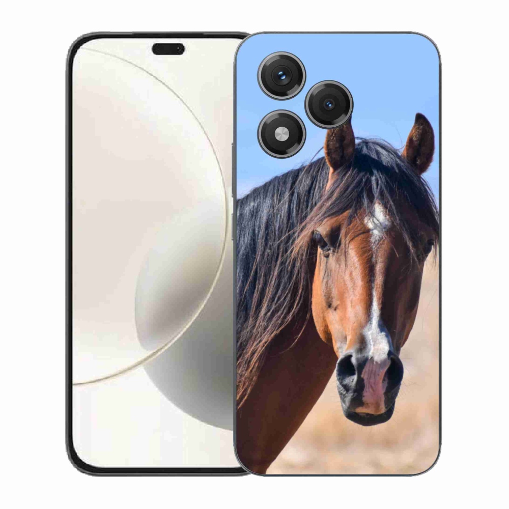 Gelový kryt mmCase na Honor 400 Lite - klidný kůň