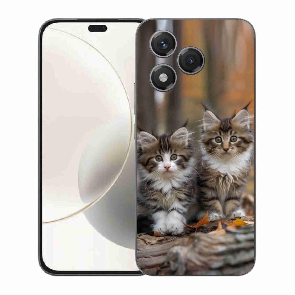 Gelový kryt mmCase na Honor 400 Lite - kočičí duo 3