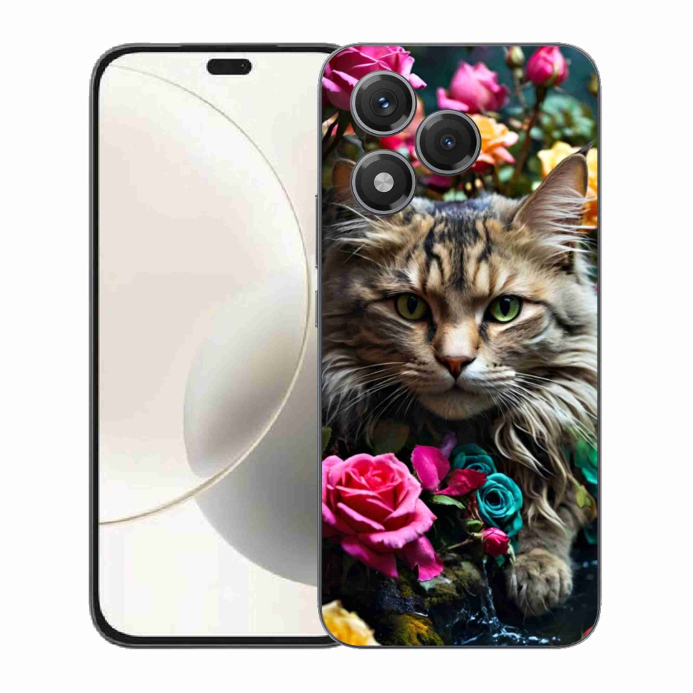 Gelový kryt mmCase na Honor 400 Lite - kočíčí pohled 2