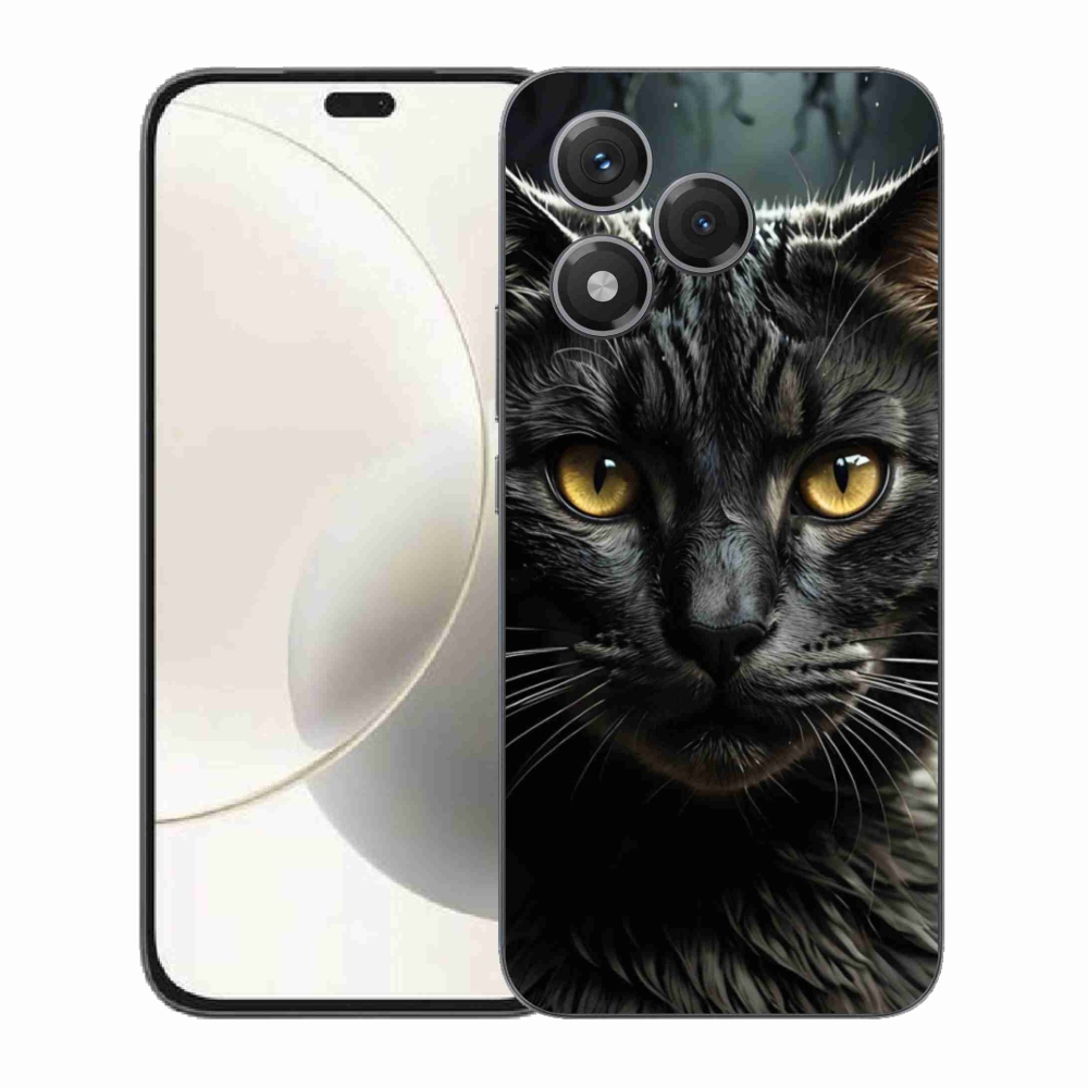 Gelový kryt mmCase na Honor 400 Lite - kočičí pohled 3