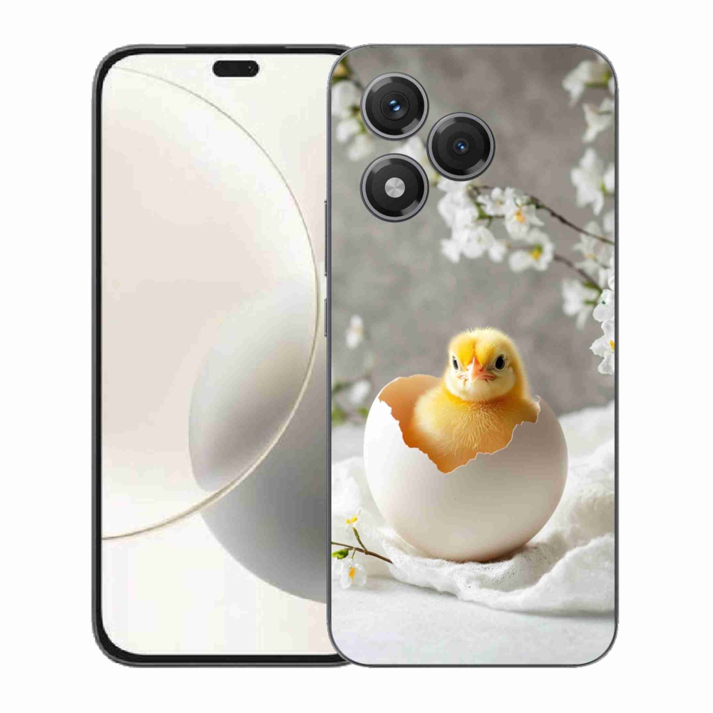 Gelový kryt mmCase na Honor 400 Lite - kuřátko