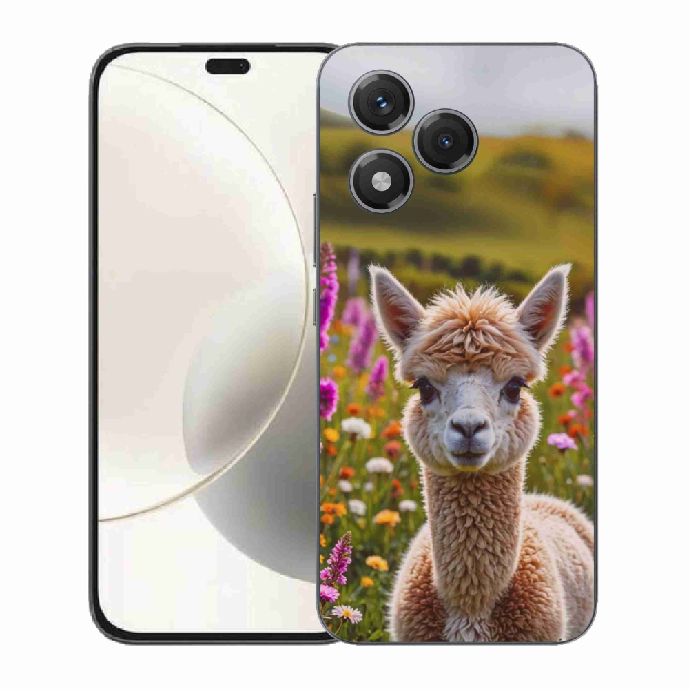 Gelový kryt mmCase na Honor 400 Lite - lama na louce