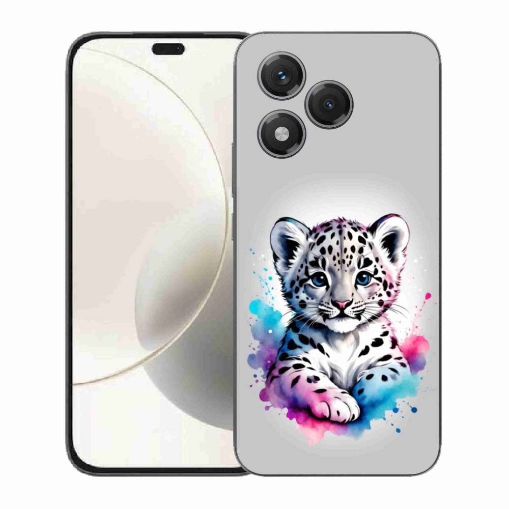 Gelový kryt mmCase na Honor 400 Lite - levhartí mládě