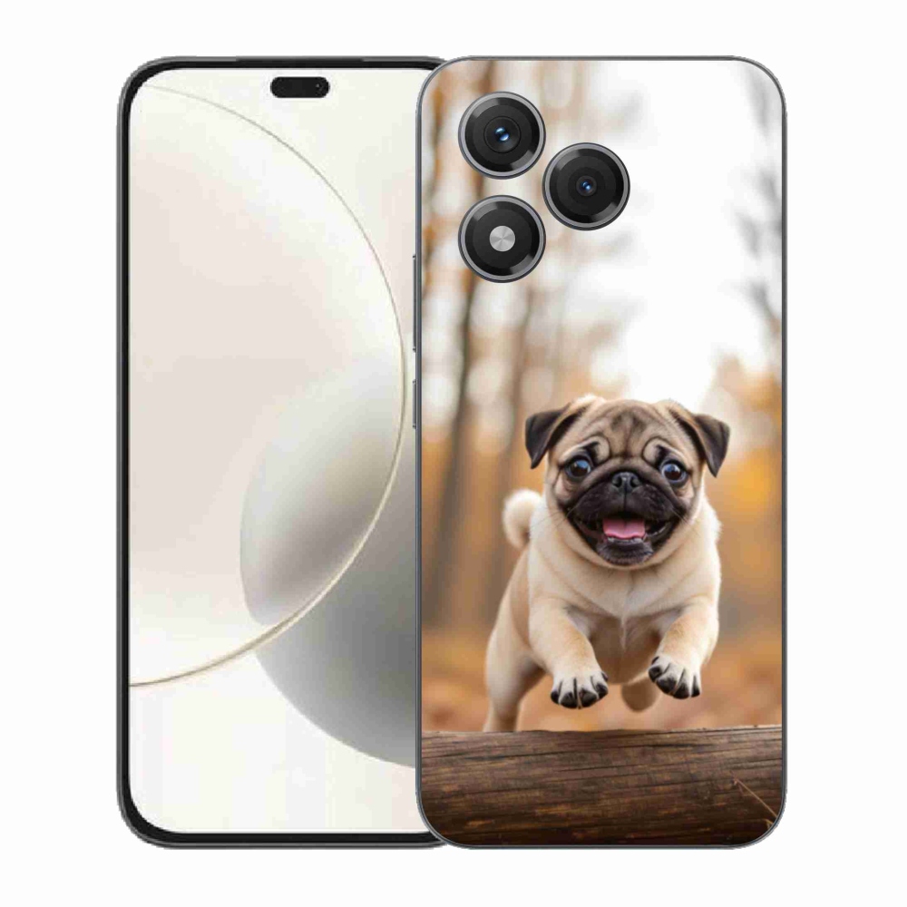 Gelový kryt mmCase na Honor 400 Lite - mops 2