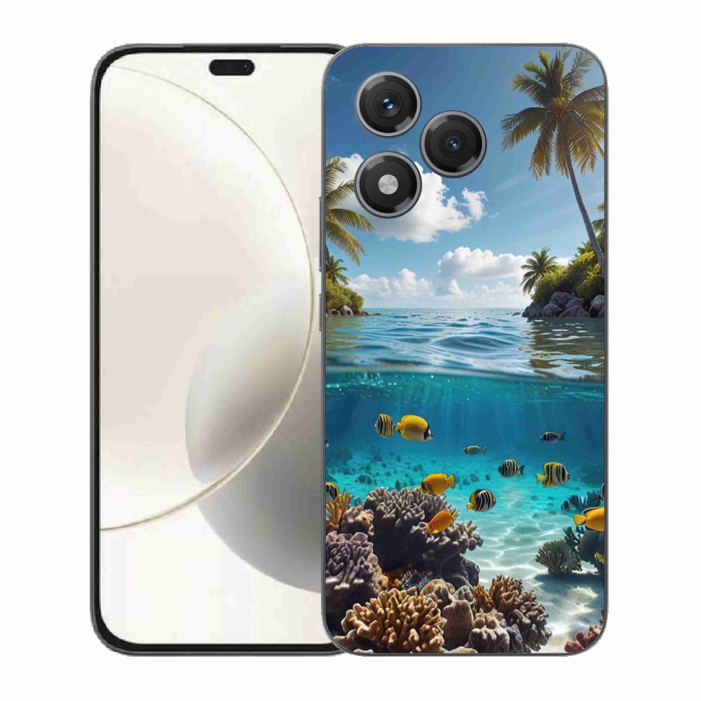 Gelový kryt mmCase na Honor 400 Lite - mořský svět 4