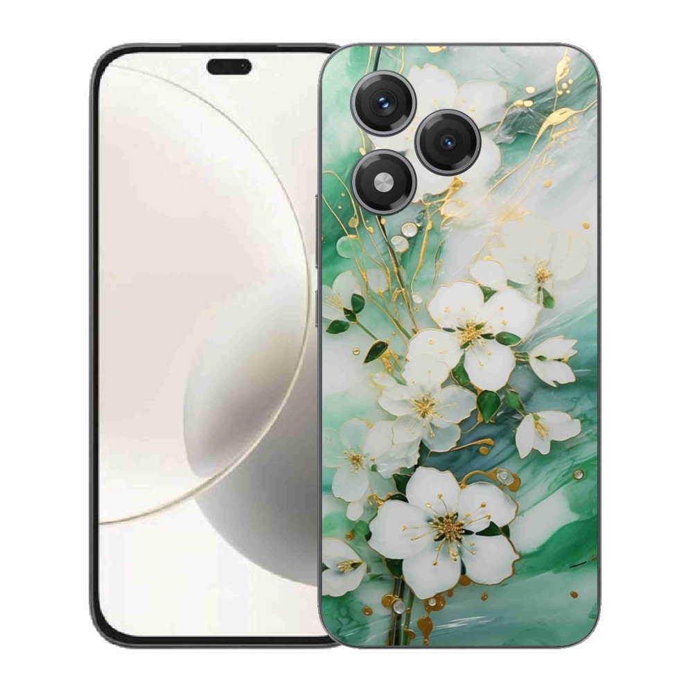 Gelový kryt mmCase na Honor 400 Lite - něžné květy