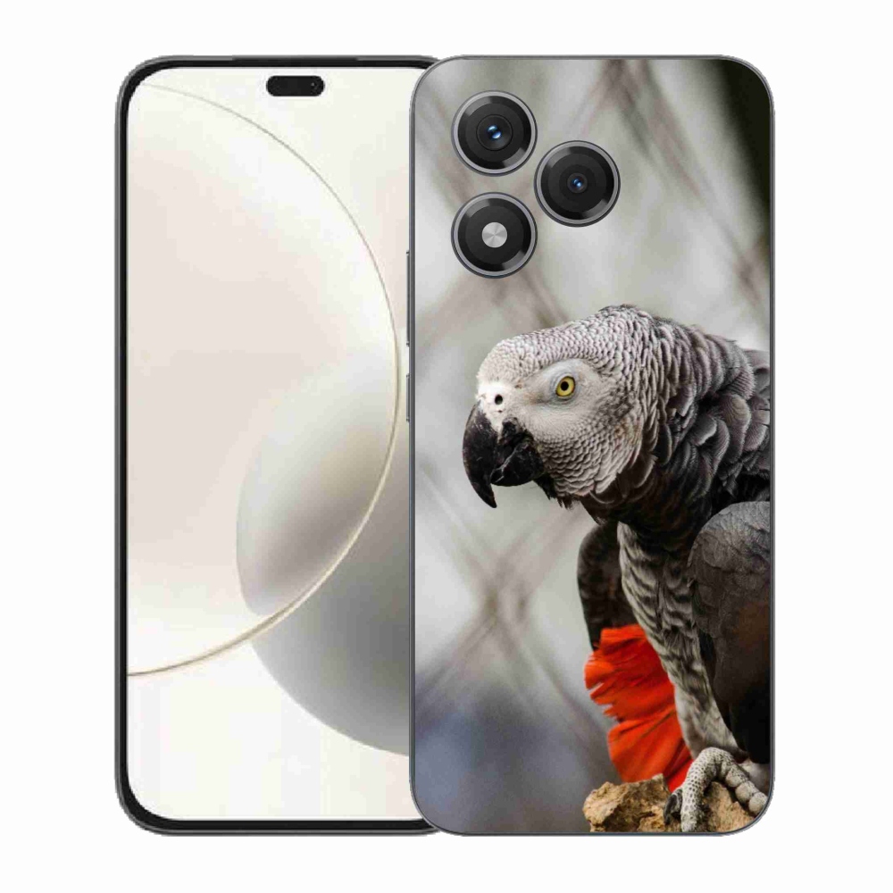 Gelový kryt mmCase na Honor 400 Lite - papoušek žako 3